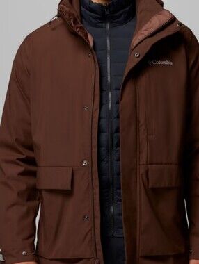 Columbia Men’s Brown Waterproof Parka Jacket
